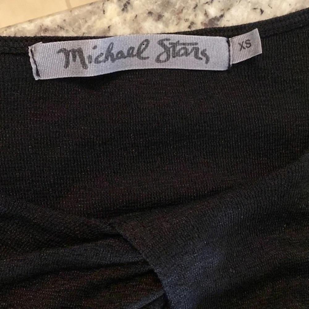 Michael Stars black keyhole bodycon dress
